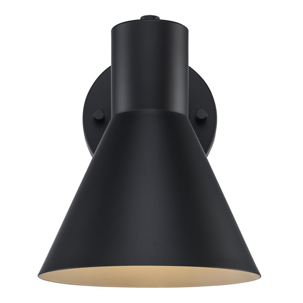 1LT WALL-SCONCE-FLARED SHADE-B